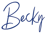 Becky signature